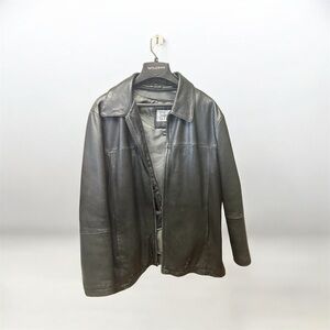 Pelle Studio Black Leather Jacket Large